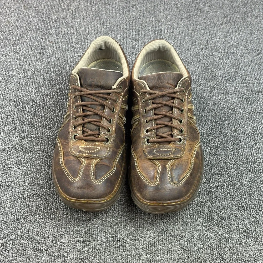 Dr Martens Doc Kurt Brown Leather Casual Driving Oxford Shoes Vtg Men's UK8/ US9